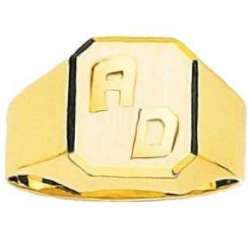 Bague de Classe en Or 18 Carats pour Homme
