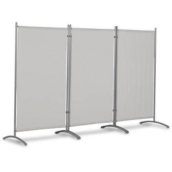 Tchibo 3-teilige Stellwand von Leco, hellgrau