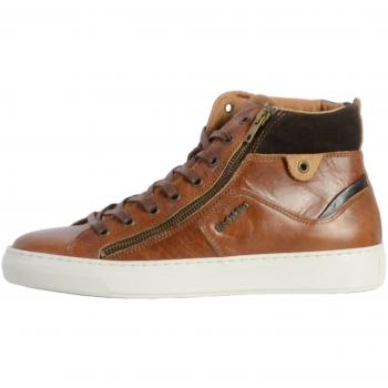 Baskets Redskins Hopeso Cuir Marron tailles 40-45