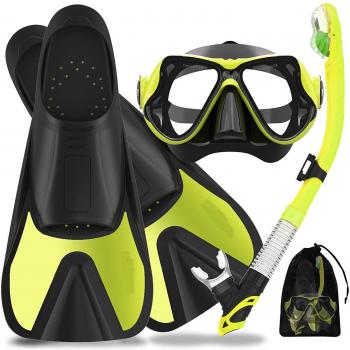 Juego de Aletas y Tubo para Natación