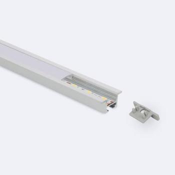 Profilo Incasso Soffitto in Alluminio per Striscia LED 12 mm