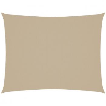 Voile de Parasol Extérieur 3x4 m Beige