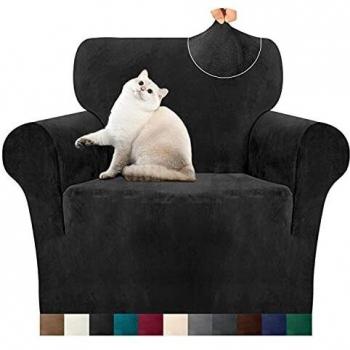 Velvet Plush Chair Cover for Living Room