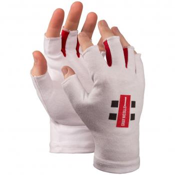 Gray Nicolls Cricket Batting Inner Gloves Pro Fingerless White UK