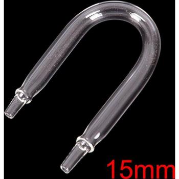 Tube en verre en U pour aquarium, 3 tailles, diffuseur de CO2