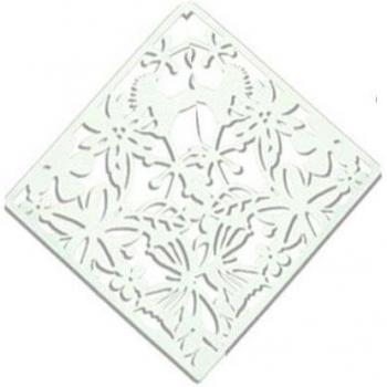 Écran de séparation mural avec fleurs