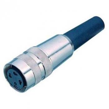 Schubiger 7-poliger M16 Stecker, Serie 680, Silber Elektronikkabel