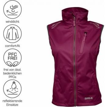 Hanna Rose Pro‑X Elements Women's Windbreaker (Sleeveless, Size 36)