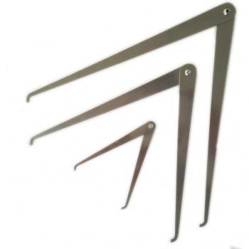 Support de mesure inox/poterie avec graduation en argile (4/8/10)
