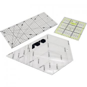 Professional Acrylic Ruler Set for Sewing and Drawing