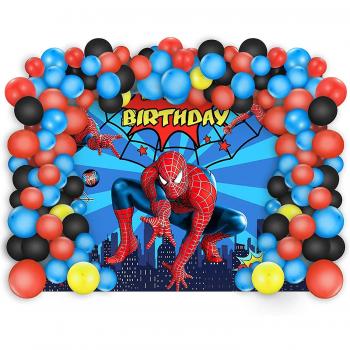Decoración de Cumpleaños Spider‑Man 5x3 pies