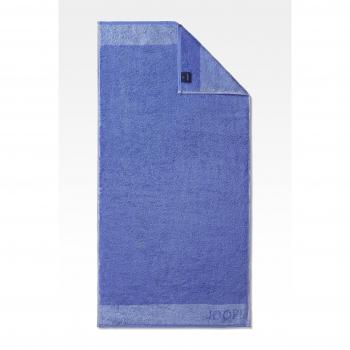Joop! Indigofarbenes Duschtuch Vivid Doubleface 1661, Größe 80 × 150 cm
