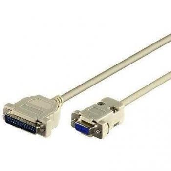 MicroConnect DB25 to DB9 Serial Cable