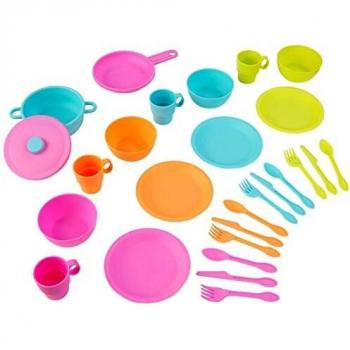 KidKraft 27 utensilios de cocina coloridos para niños