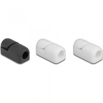 DELOCK 18404 Dual‑Color Cable Tidy System – 3 Pieces