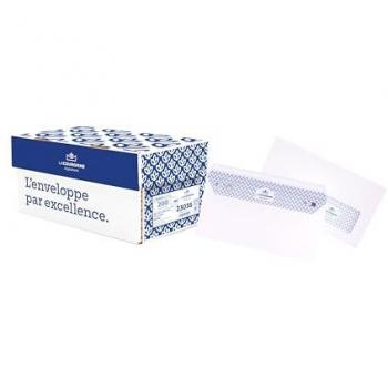 Enveloppes 110 x 220 mm La Couronne avec fenêtre 45 x 100 mm