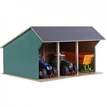 Kids Globe Capanno Trattori 1:32 in Legno 610193