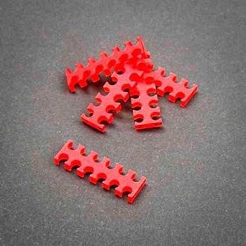 King Mod Service 12-Slot Kabelkamm 3mm Rosso