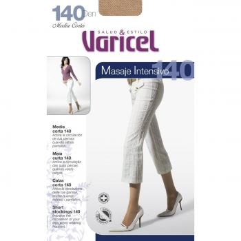 Media Corta Varicel 140 Denier Compresión Fuerte