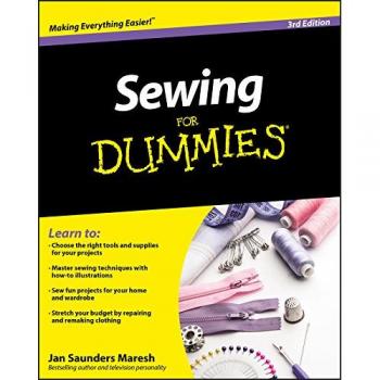 Sewing For Dummies by Jan Saunders Maresh (Paperback, 2010)
