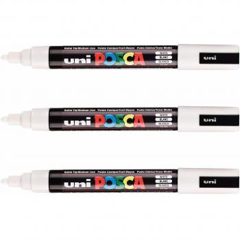 Marqueurs Blancs à Base d'Eau POSCA