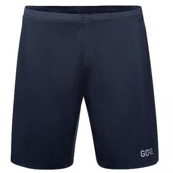 Shorts de Corrida Gore Wear R5 2 em 1 Azul Marinho