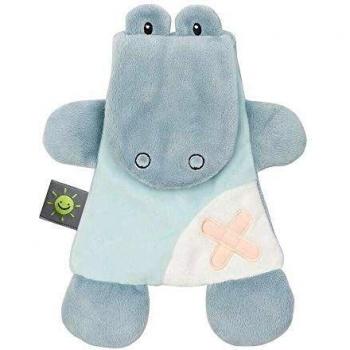 Schmerztherapie-Krokodil Nattou Gelkissen – 19 × 2,5 × 25 cm – Grüner Farbton