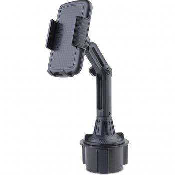 Soporte de teléfono para SUV, 360 grados, cuello de cisne doble, compatible con teléfonos de 4 a 7 pulgadas