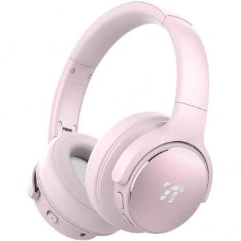 Noise Cancelling Headphones, TaoTronics Bluetooth Headphones, Wireless Over Ear Headset with 30 Hour Playtime(Deep Bass, ANC Wireless Headphones CVC 6.0 Noise Cancelling Built In Mic)—Pink