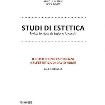 Studi di estetica (2023). Vol. 1: Il gusto come esperienza nell'e...