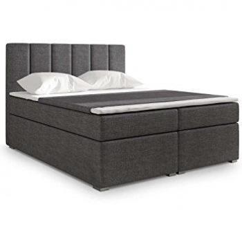 Tissu Gris Foncé Lit Balero Menzzo 180 cm