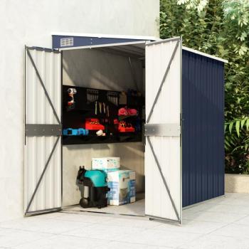 Abri de jardin en acier 118x194x178 cm anthracite