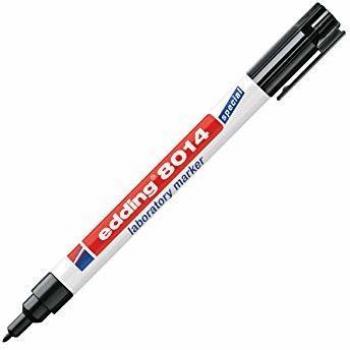 Edding 8014 Pennarello Laboratorio Nero PU 10x