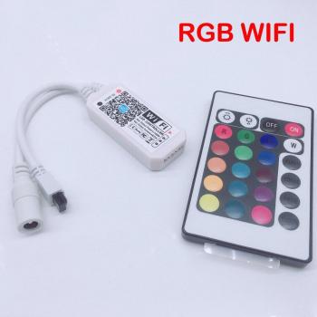 WiFi RGB LED Controller with Smartphone Control and Music Sync