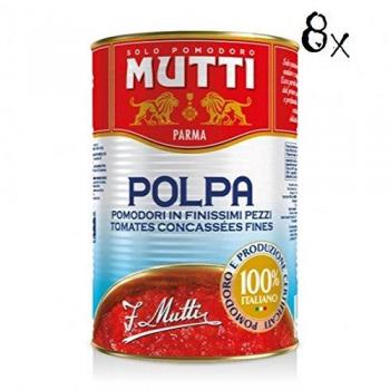 Mutti Polpa di Pomodoro (Tomatensauce) – 100 % italienische Qualität, 400 g