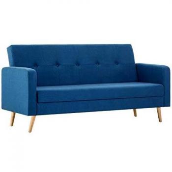 VidaXL Mėlyna Soft Couch Fabric