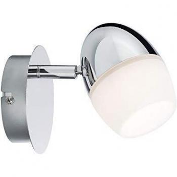 Paulmann Spotlight Egg LED Wandleuchte – 1 × 4,2 W Chromlicht, 230 V, Meta