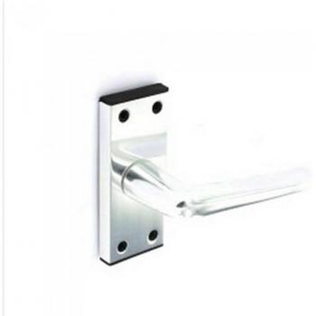 Poignées de porte Securit 10 cm argenté