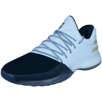 Men's Adidas Harden Vol. 1 White Basketball Footwear Size 6 UK