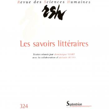 Les savoirs littéraires