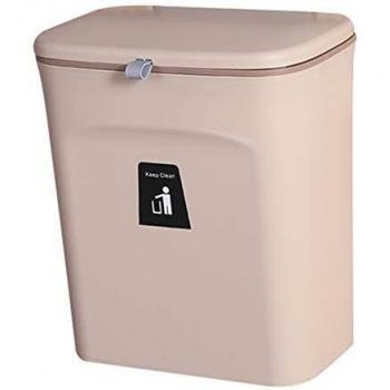 JIXUN Living Room Waste Bin with Sliding Cover