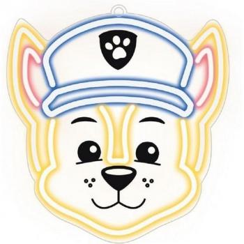 Lampe néon multicolore Paw Patrol