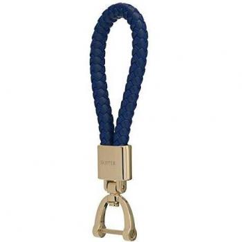 Blauer Skipper‑Anhänger Schlüsselhalter mit Edelstahl