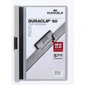 Durable Duraclip 60 Clip Folder A4 Grey