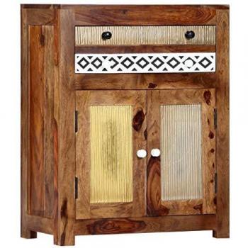 Armoire de Rangement en Bois de Sheesham