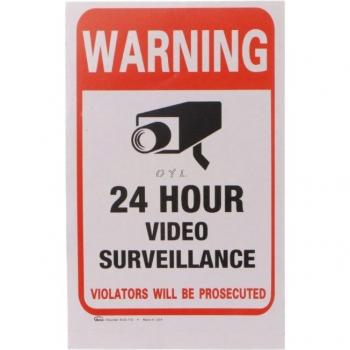 CCTV Sicherheitswarnung Aufkleber Set (10 Teile)