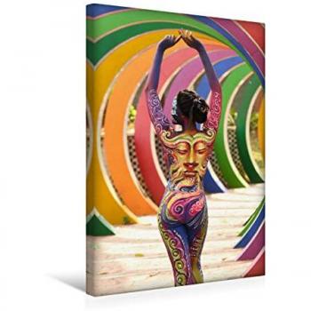 CALVENDO Textil-Leinwand 30 x 45 cm – Hochformat, Kunstdruck „Sanatan Dinda“ (Dmitri Moisseev)