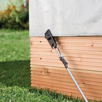 Pack de 8 attaches de bâche avec vis WINDHAGER
