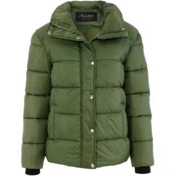 ANISTON CASUAL Damen‑Steppjacke, grün, mit Windstoppe und zwei Farbvarianten