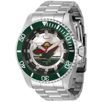 Invicta IN-42250 NHL 47mm Silver Quartz Wristwatch for Men